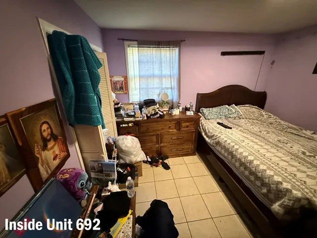 a living room with a couch