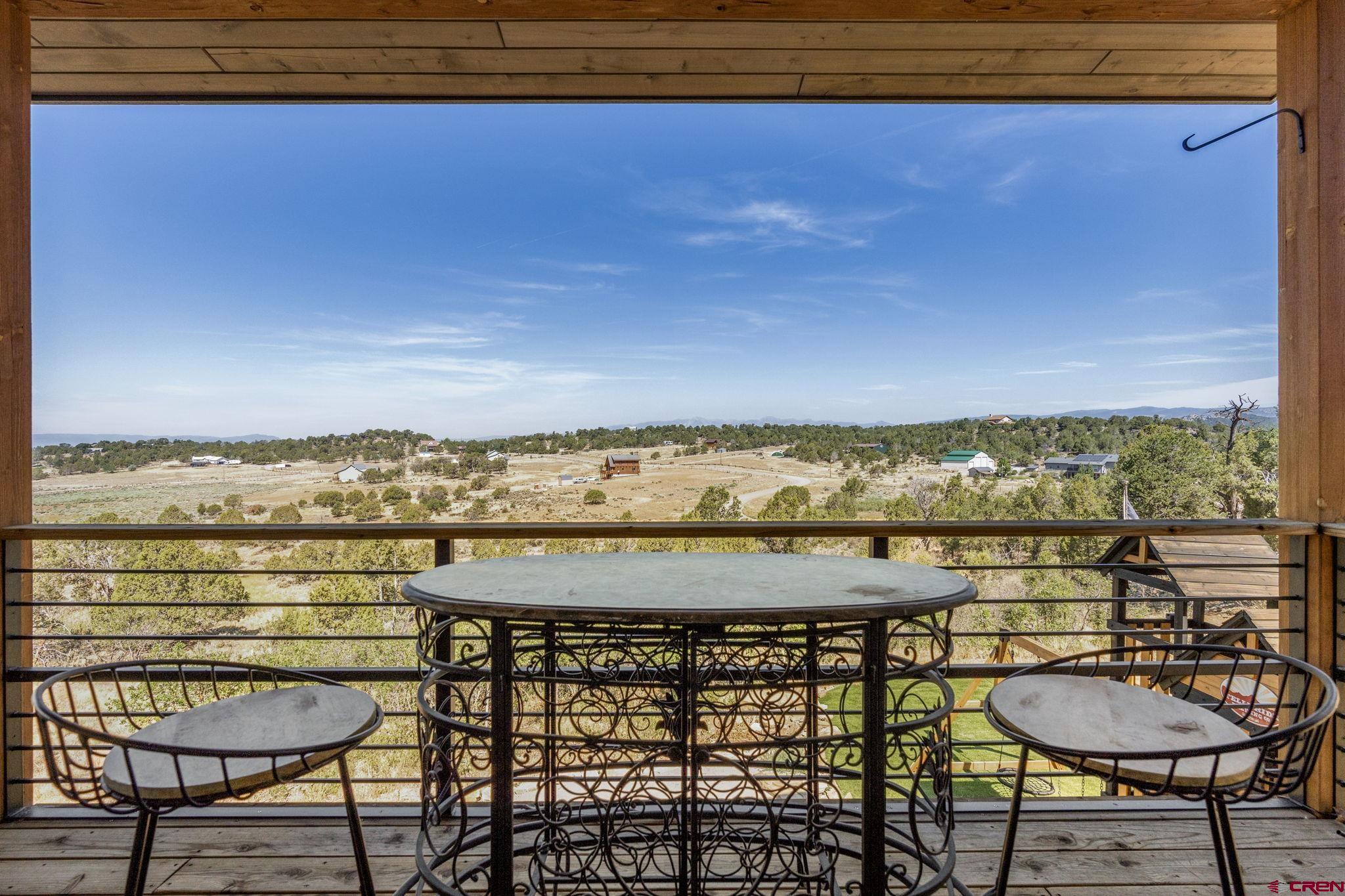 68 Cody Road Durango, CO 81303 - Photo 32 of 45 a view of a city from a balcony
