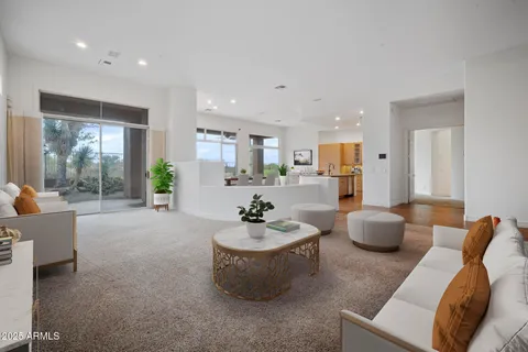a view of kitchen view with wooden floor and a sink