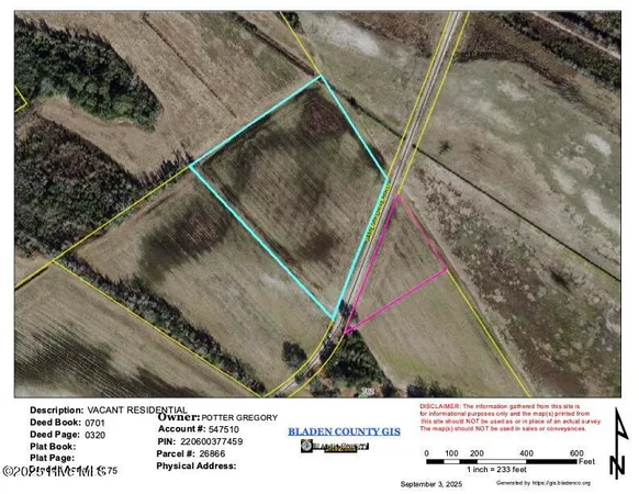 $79,000 | Tbd James Porter Road, Kelly, NC 28448