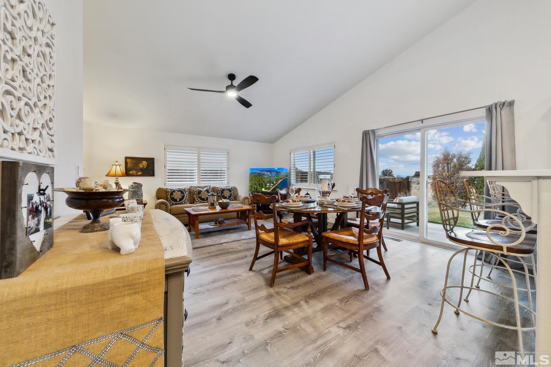 10 Conner Way Gardnerville, NV 89410 - Photo 20 of 40 a living room with furniture and a large window