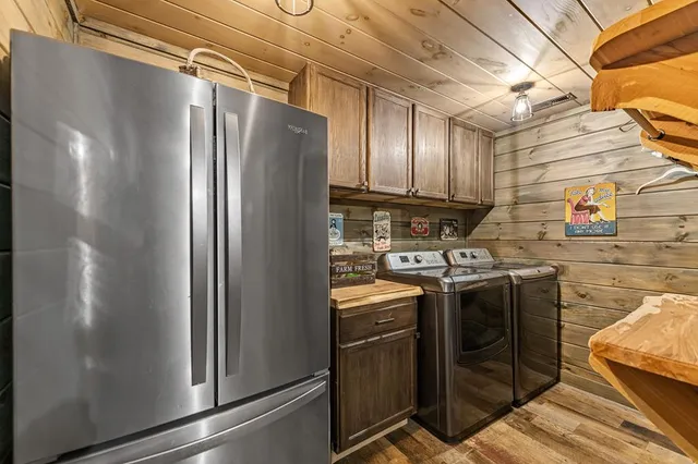 a view of a house with a street