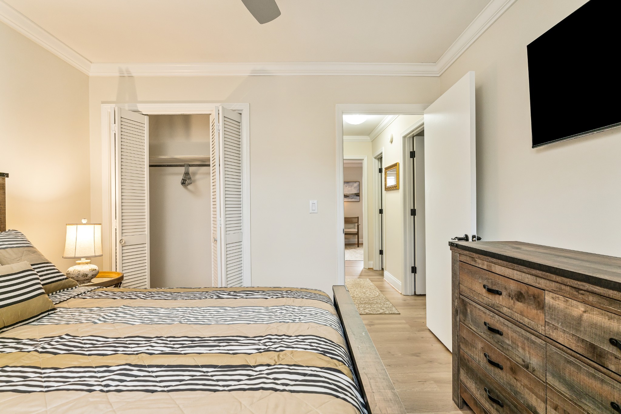 1010 Country Club Road, Unit N3 Cookeville, TN 38501 - Photo 18 of 23 a bedroom with a bed and a flat screen tv