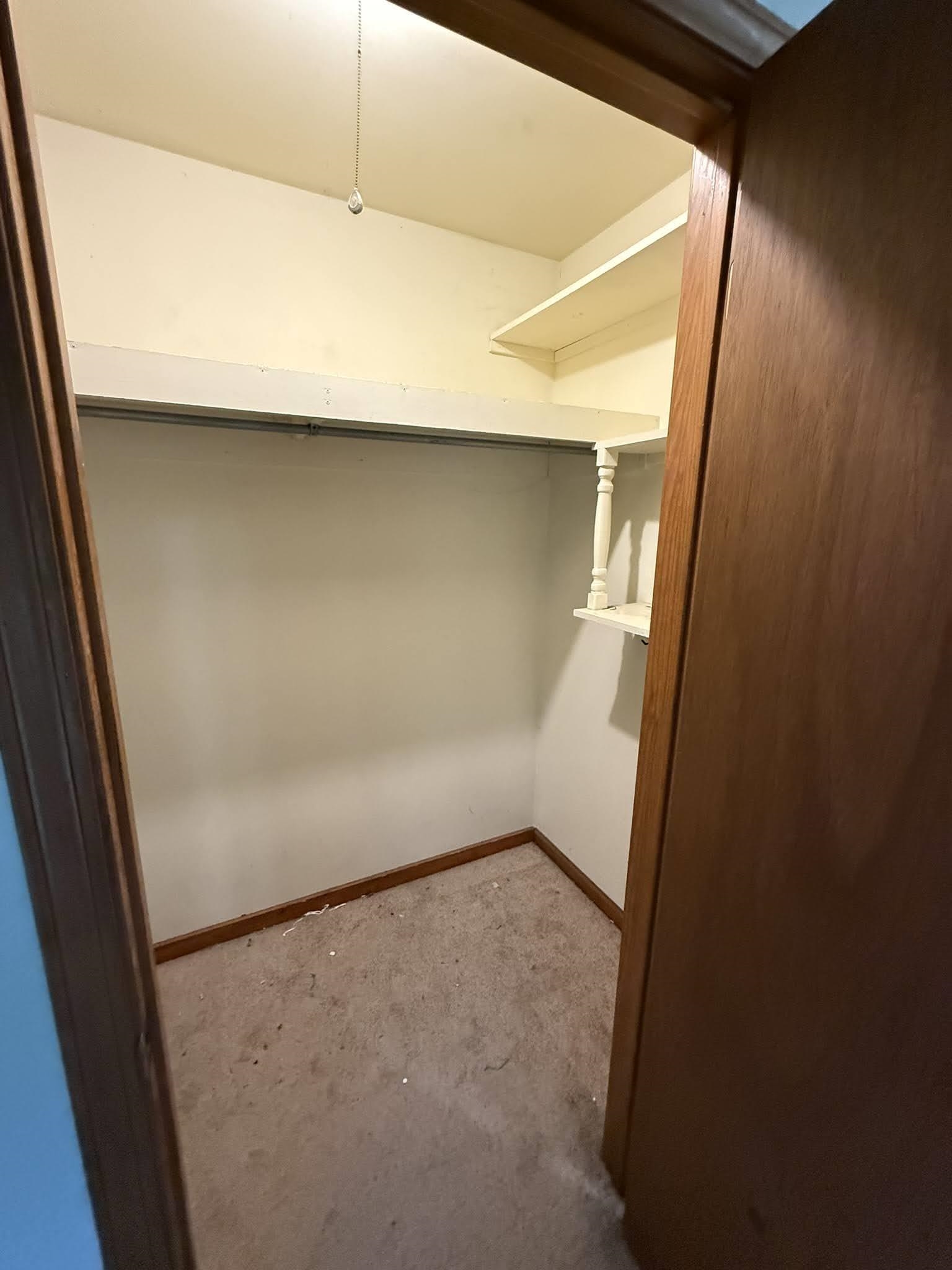 2102 Campbell Road Millington, TN 38053 - Photo 4 of 18 Walk-in closet featuring carpet flooring, built-in shelving, and a clothing rod