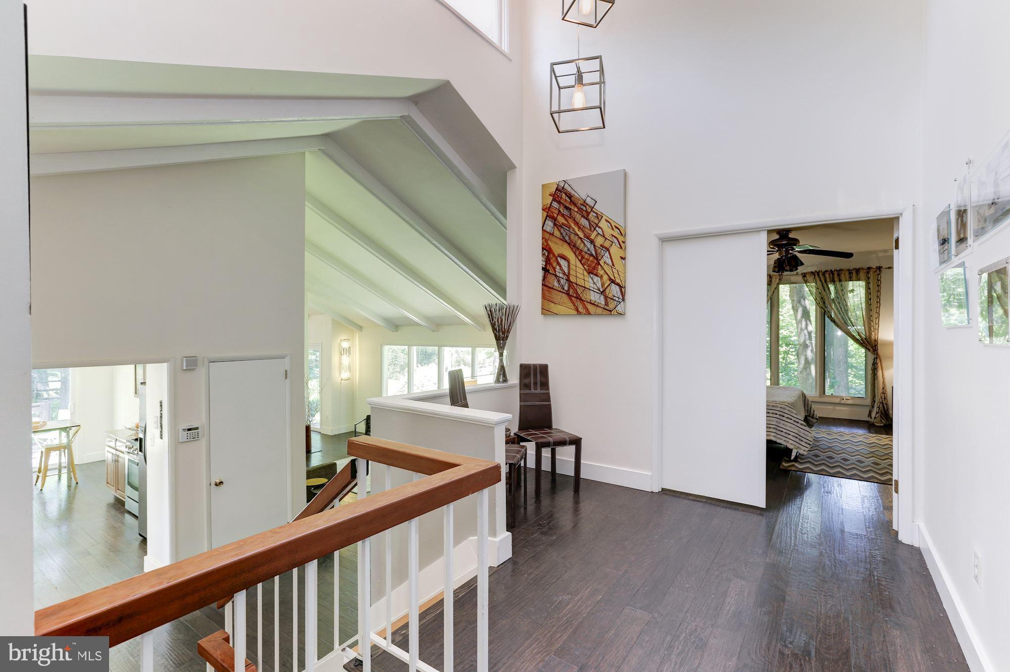 2415 Freetown Drive Reston, VA 20191 - Photo 17 of 38 Upper Level With Hardwood Floors & Seating Area