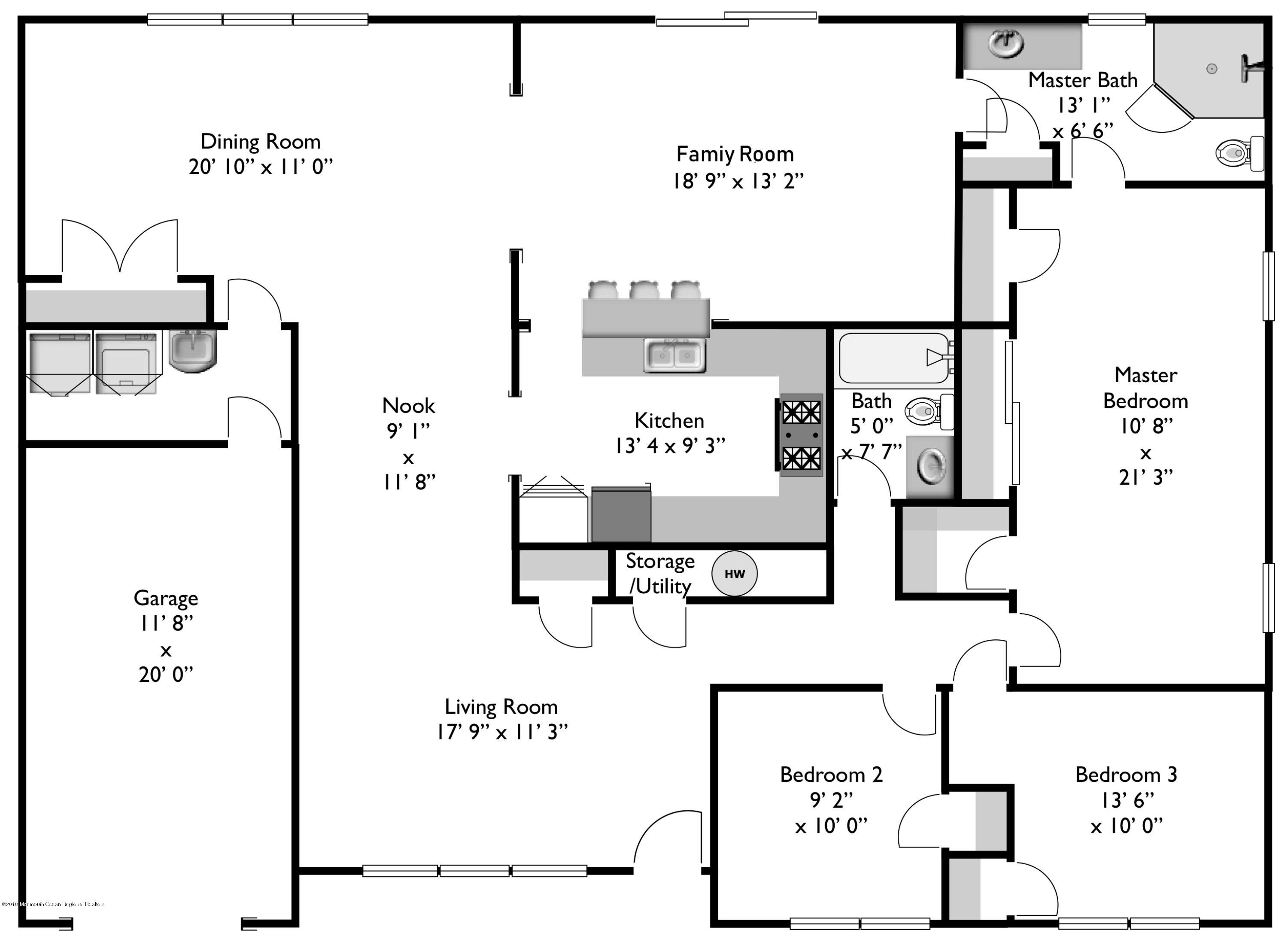 109 Meadowbrook Road Spring Lake Heights, NJ 07762 - Photo 31 of 31 Floor Plans-109 Meadowbrook Road, Spri