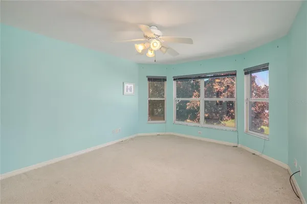 a bathroom with a window