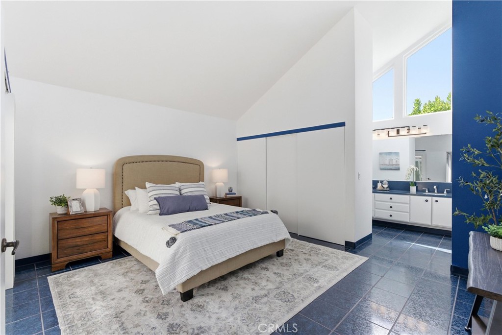 233 Brookshire Place Brea, CA 92821 - Photo 23 of 46 a bedroom with a bed and a couch