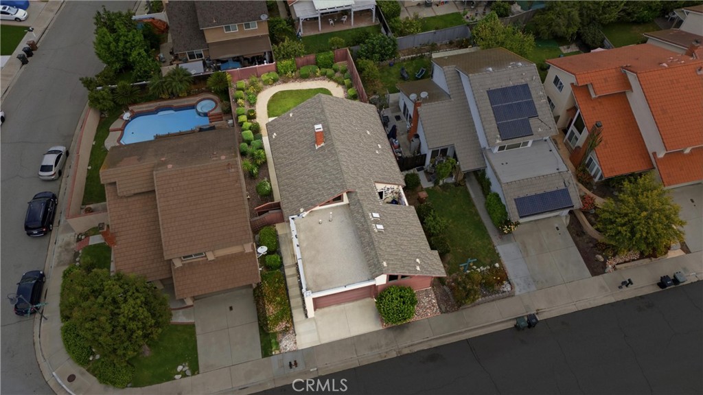 233 Brookshire Place Brea, CA 92821 - Photo 42 of 46 an aerial view of residential houses with outdoor space and parking