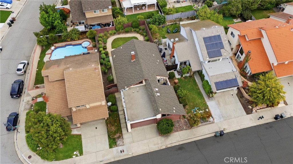 233 Brookshire Place Brea, CA 92821 - Photo 43 of 46 an aerial view of residential houses with outdoor space and parking