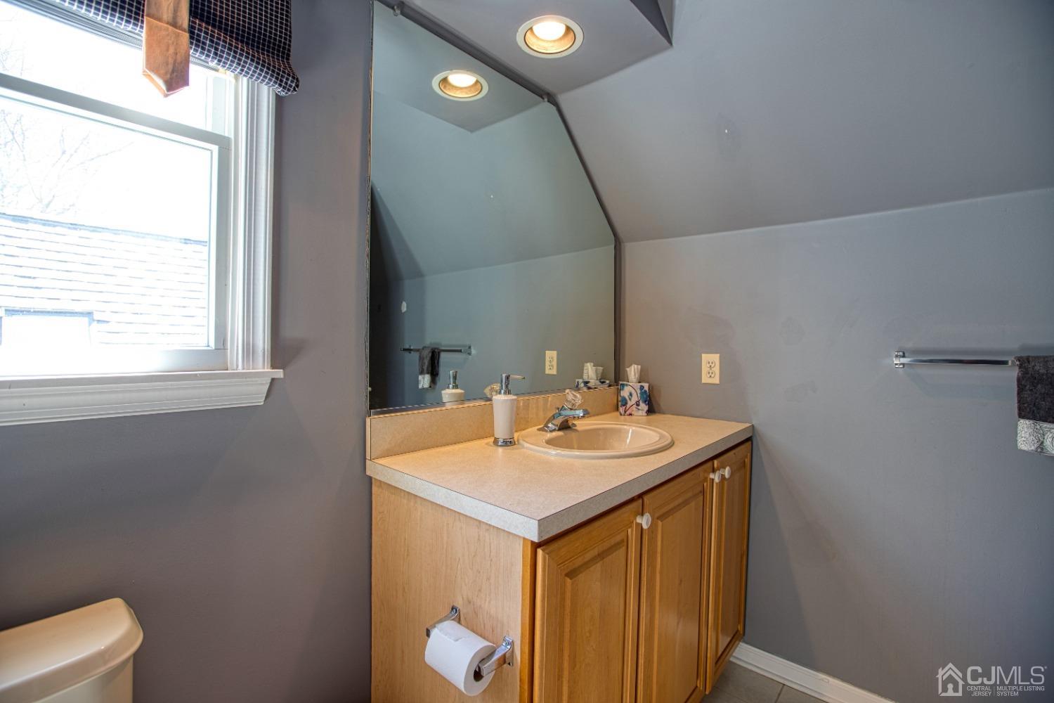 17 Grovers Mill Road Plainsboro, NJ 08536 - Photo 46 of 69 a bathroom with a sink a toilet and a mirror