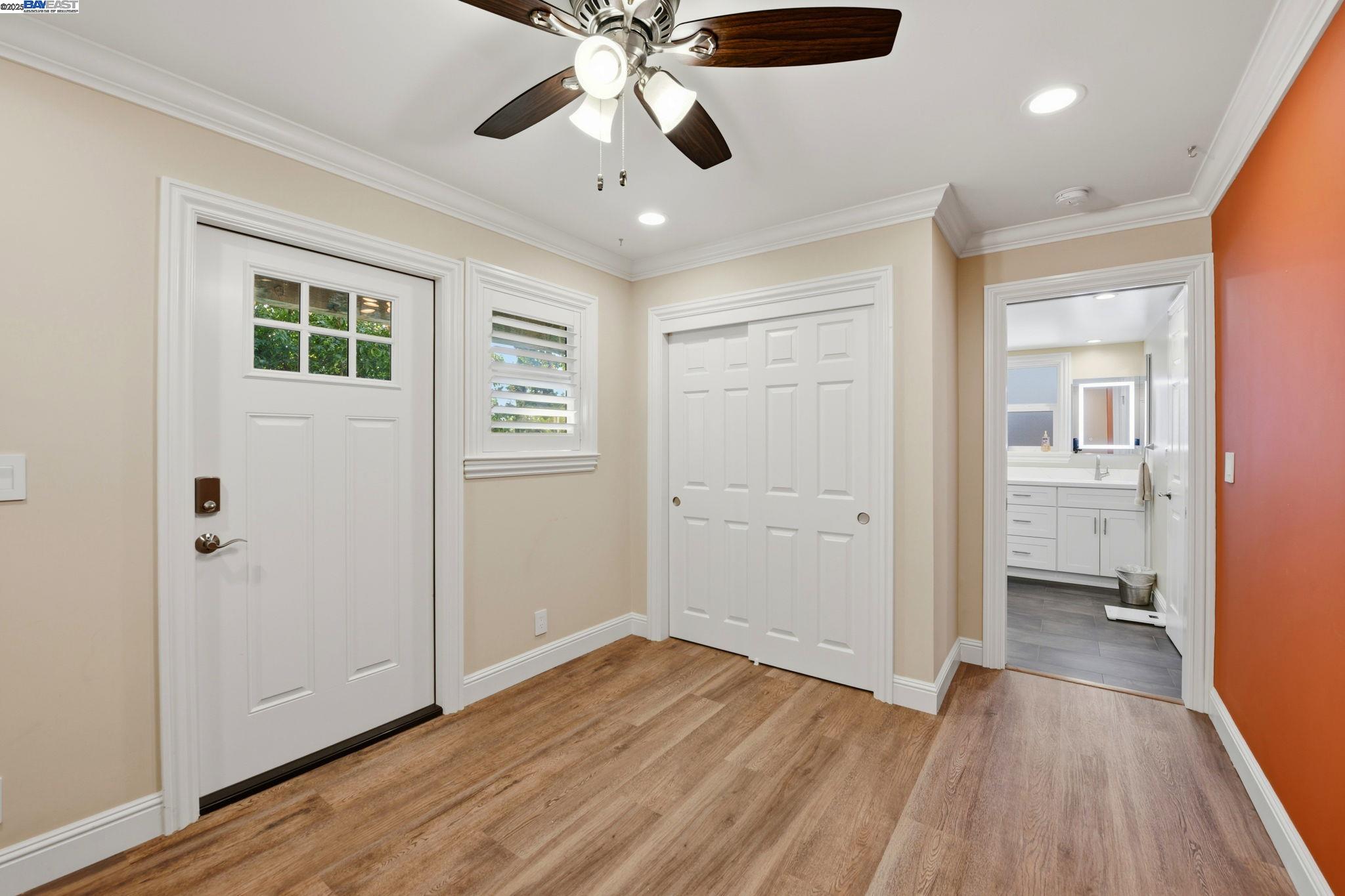 29673 Holiday Street Hayward, CA 94544 - Photo 25 of 47 a view of an empty room with wooden floor and a window