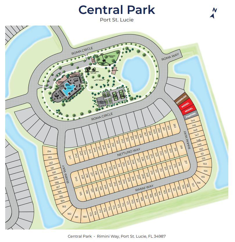 12200 Rimini Way Port St. Lucie, FL 34987 - Photo 26 of 26 CentralPark_Verano_Sitemap