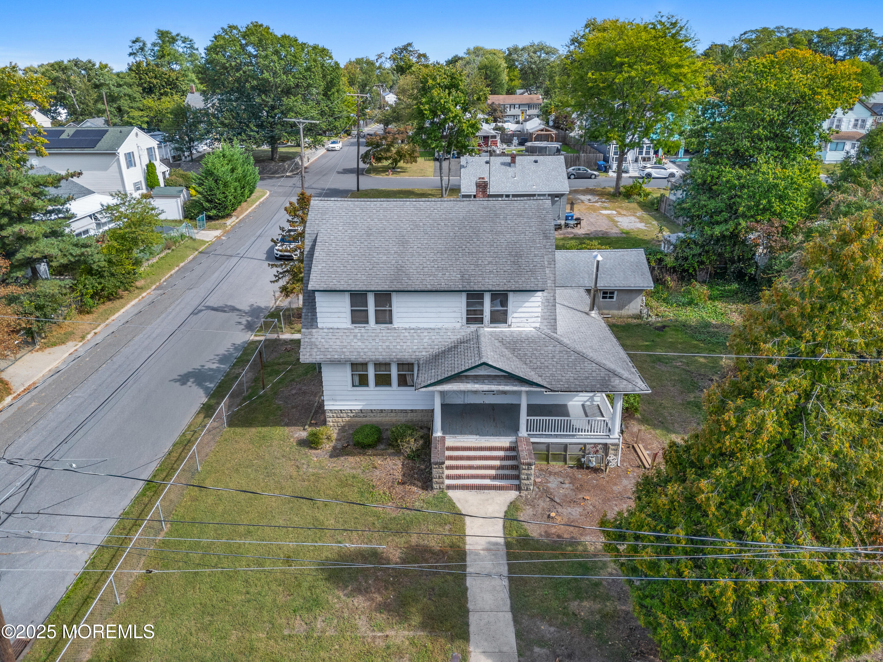 22 Mercer Avenue Port Monmouth, NJ 07758 - Photo 6 of 38 an aerial view of a house