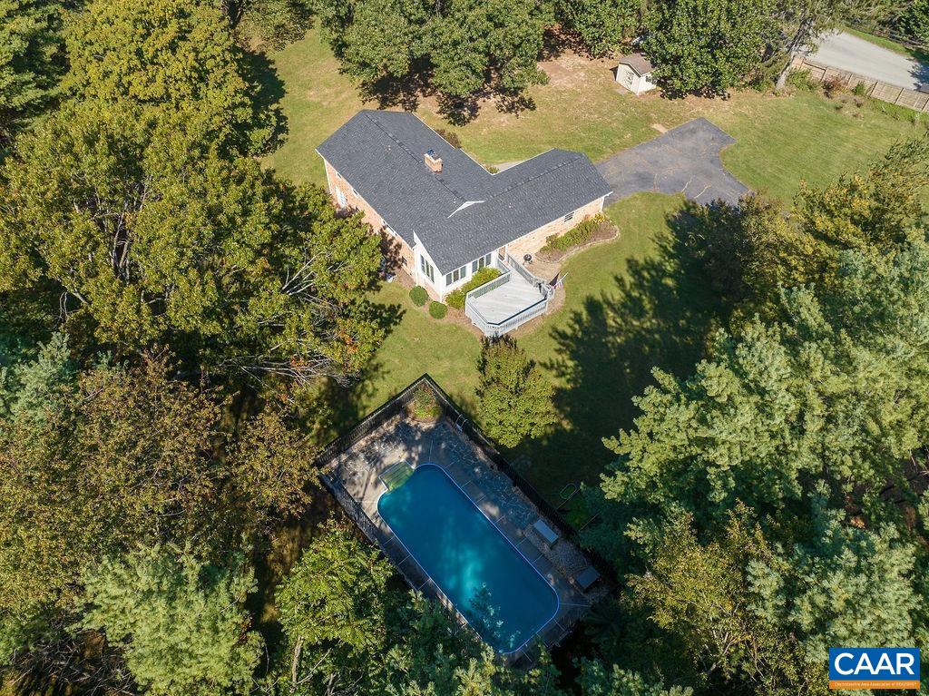 6156 Advance Mills Road Ruckersville, VA 22968 - Photo 48 of 54 an aerial view of a house