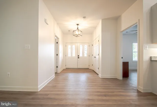 wooden floor in an empty room