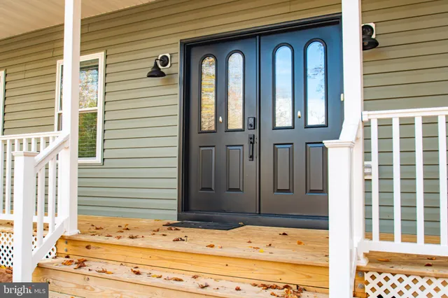 a view of a house with wooden floor