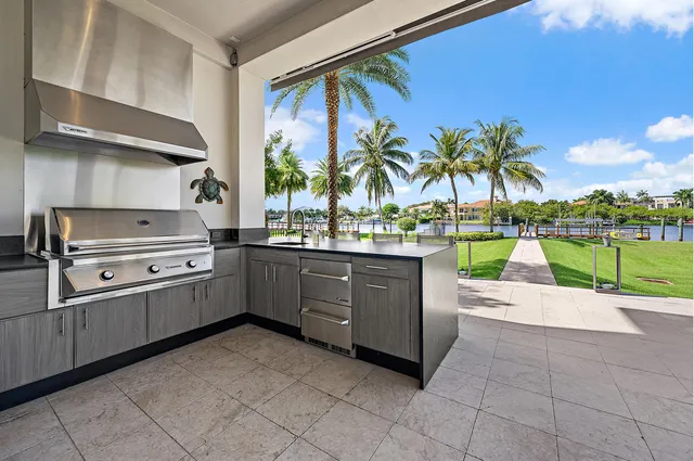 a view of an chairs and tables in the patio