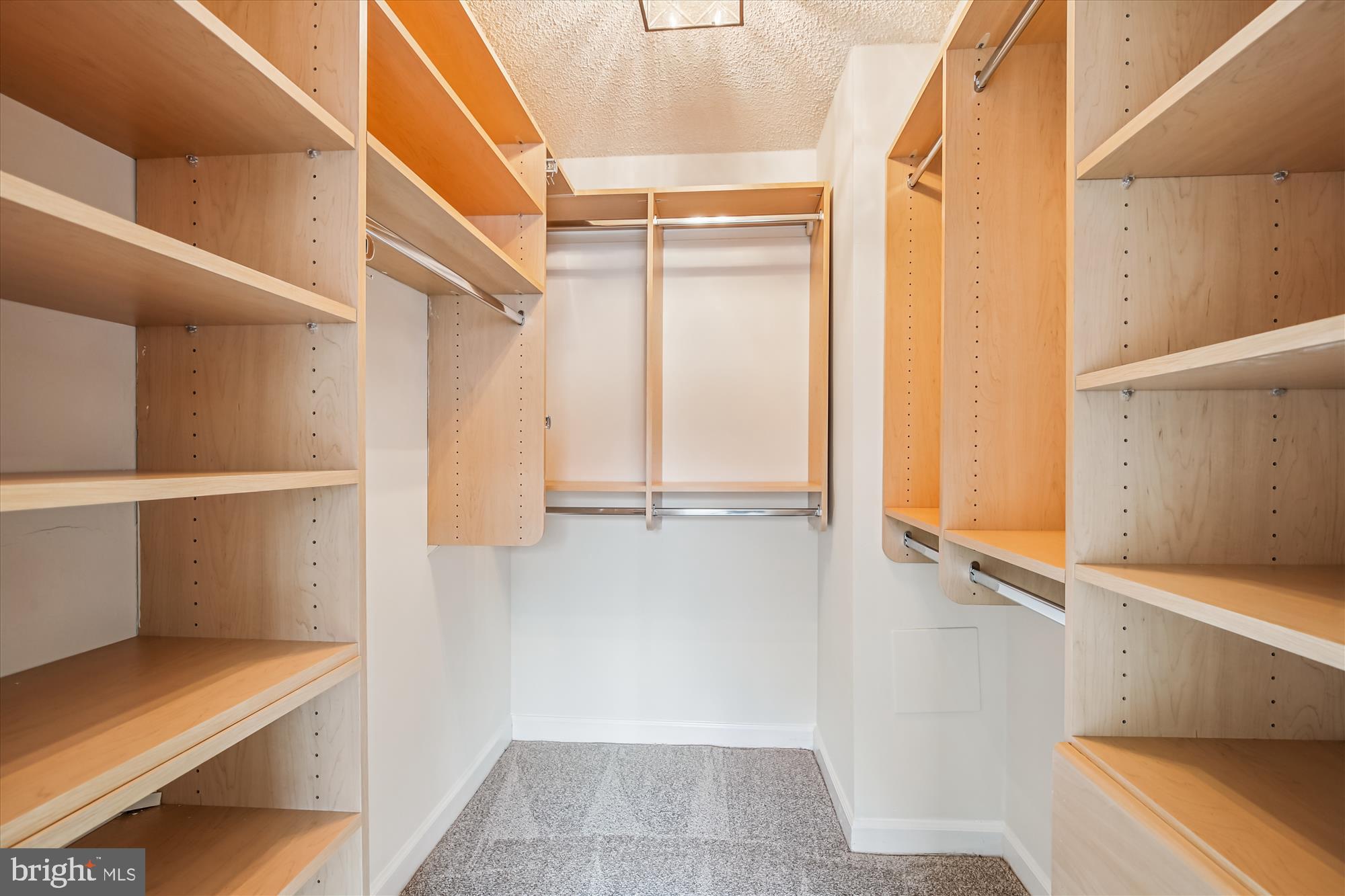 1077 30th Street Northwest, Unit 612 Washington, DC 20007 - Photo 27 of 44 a view of walk in closet with empty racks