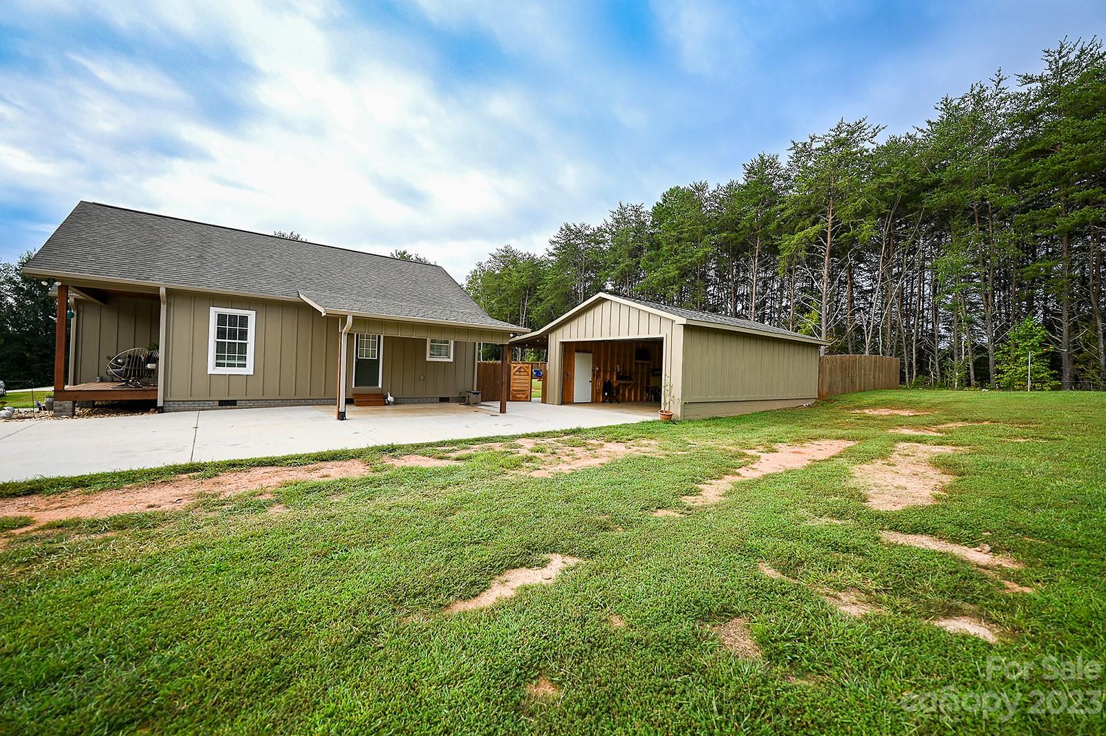 294 East High Road Bostic, NC 28018 - Photo 16 of 25 a front view of house with yard and green space