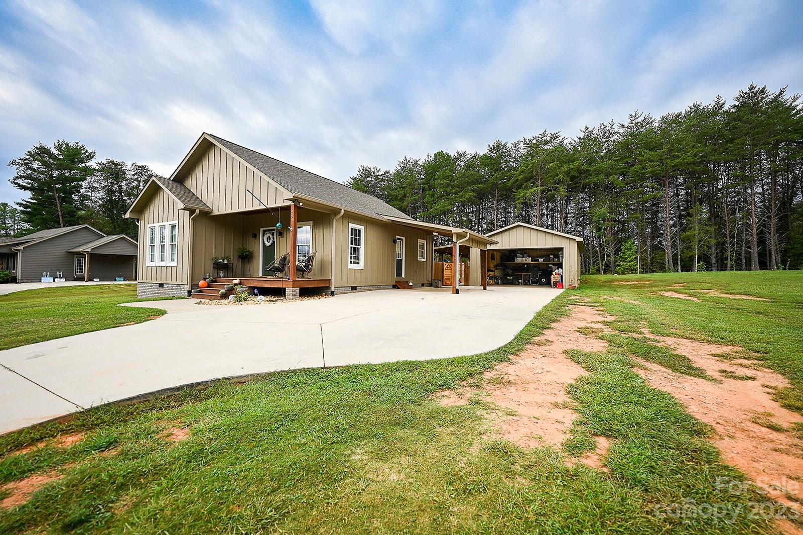294 East High Road Bostic, NC 28018 - Photo 24 of 25 a front view of house with yard and green space