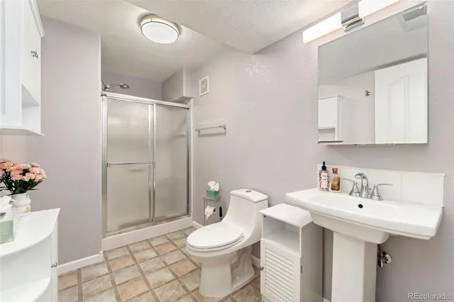 a view of a indoor garage