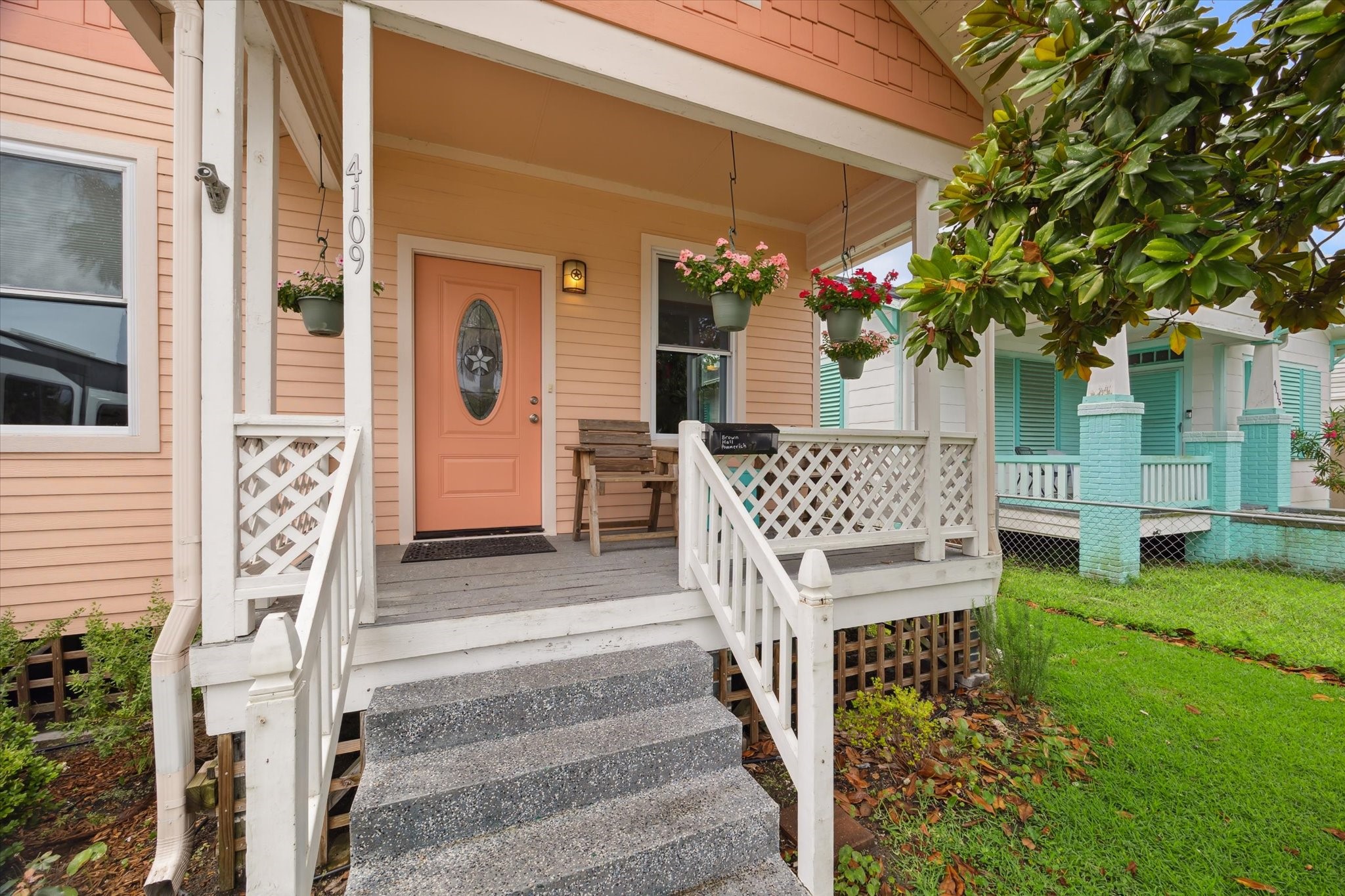 4109 Avenue R Galveston, TX 77550 - Photo 2 of 18 Enjoy your morning coffee on the inviting front porch.