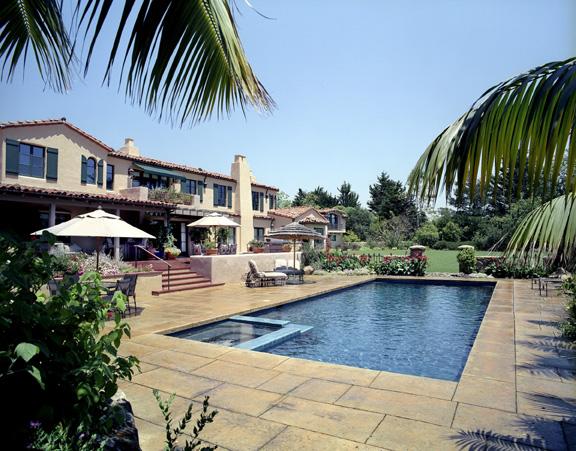 314 Meadowbrook Drive Montecito, CA 93108 - Photo 2 of 3 a view of a swimming pool with chairs and plants