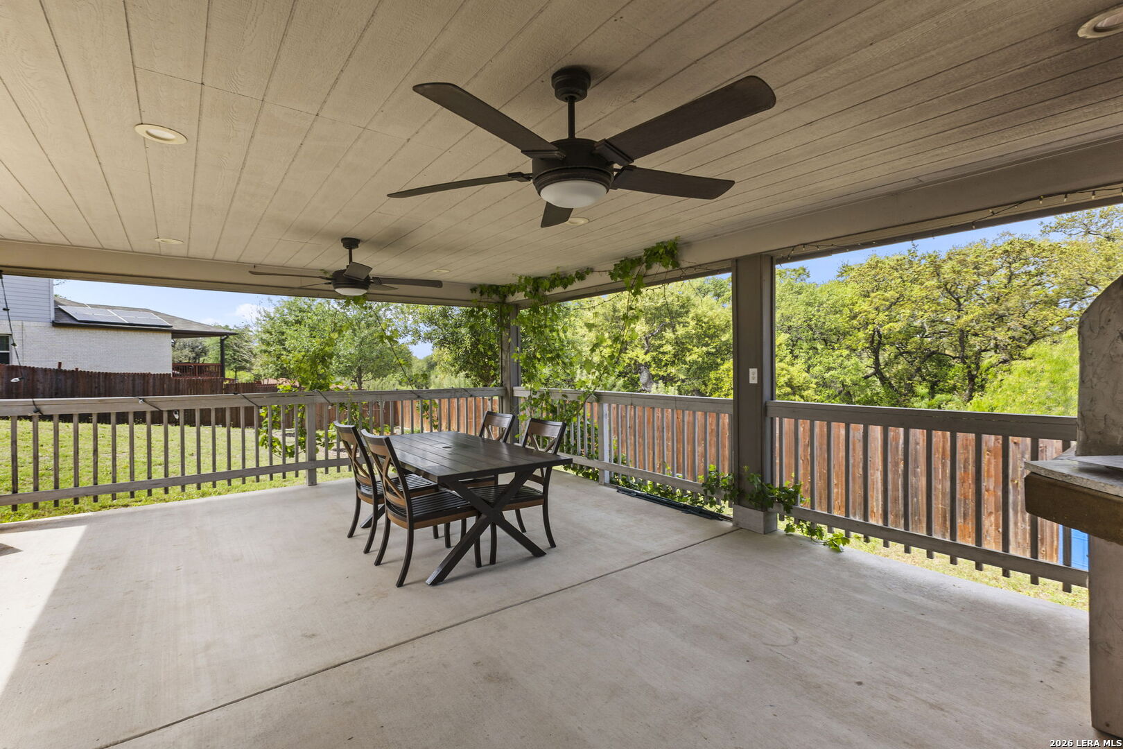 12221 Icon Ridge San Antonio, TX 78253 - Photo 43 of 46 a view of a patio with a table and chairs