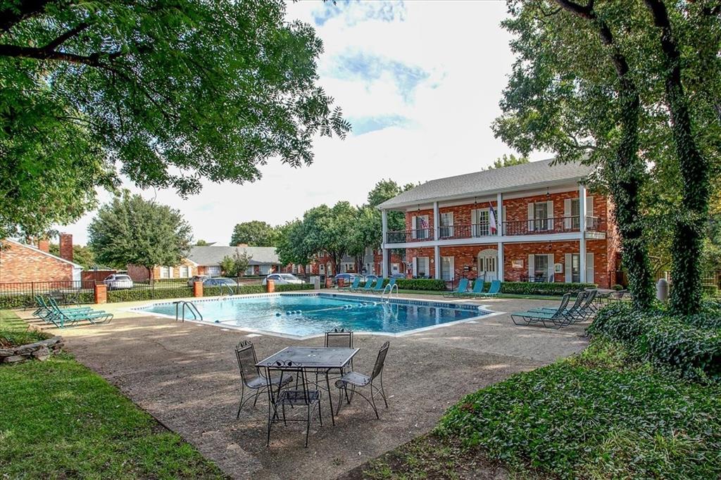1109 Roaring Springs Road, Unit 1109 Fort Worth, TX 76114 - Photo 34 of 35 a view of a house with a yard and sitting area