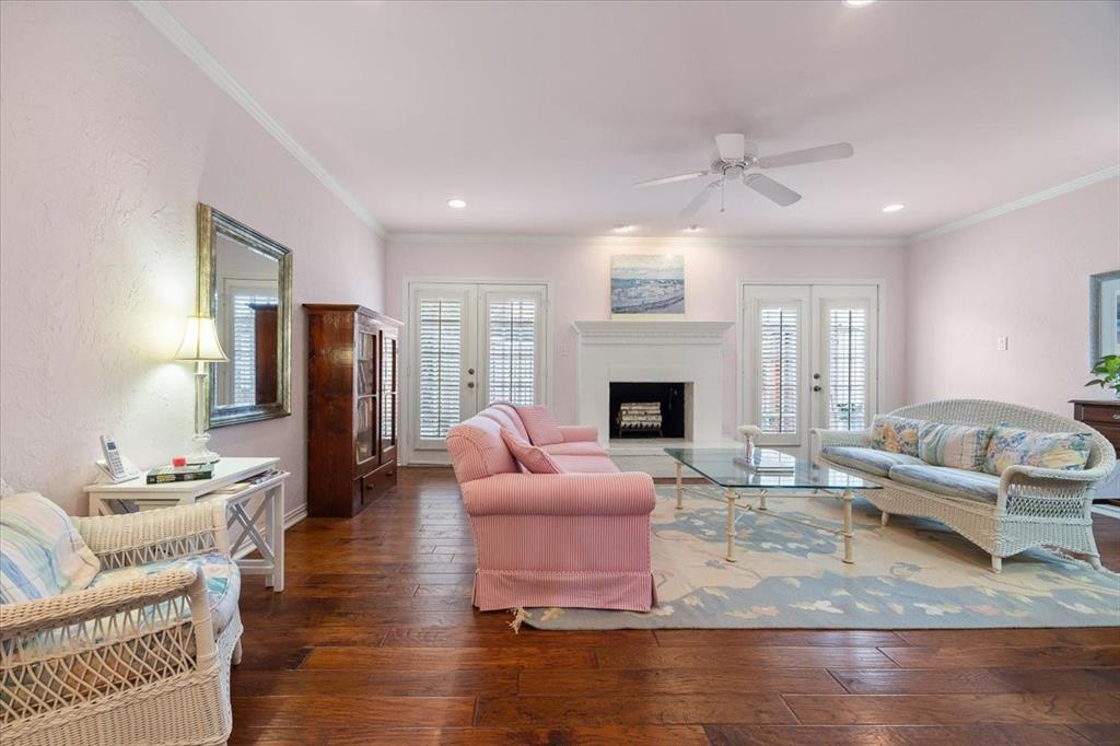 1109 Roaring Springs Road, Unit 1109 Fort Worth, TX 76114 - Photo 10 of 35 a living room with furniture fireplace and a window