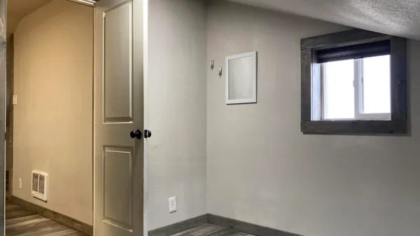 a view of storage and utility room