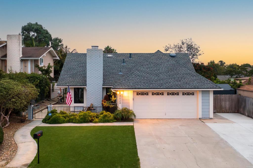 a aerial view of a house