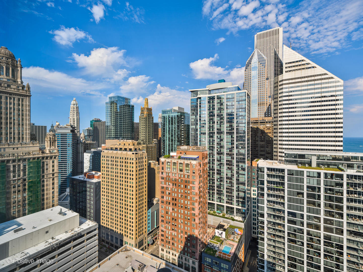 8 East Randolph Street, Unit 1208 Chicago, IL 60601 - Photo 20 of 27 a view of a city with tall buildings