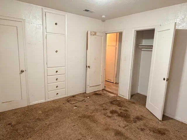 a view of closet area
