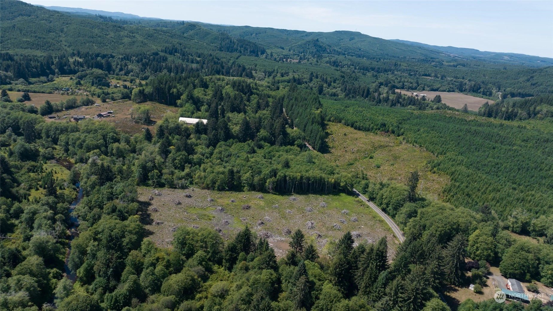 1-xx Primo Road Cosmopolis, WA 98537 - Photo 15 of 20 an aerial view of a forest with lush green forest