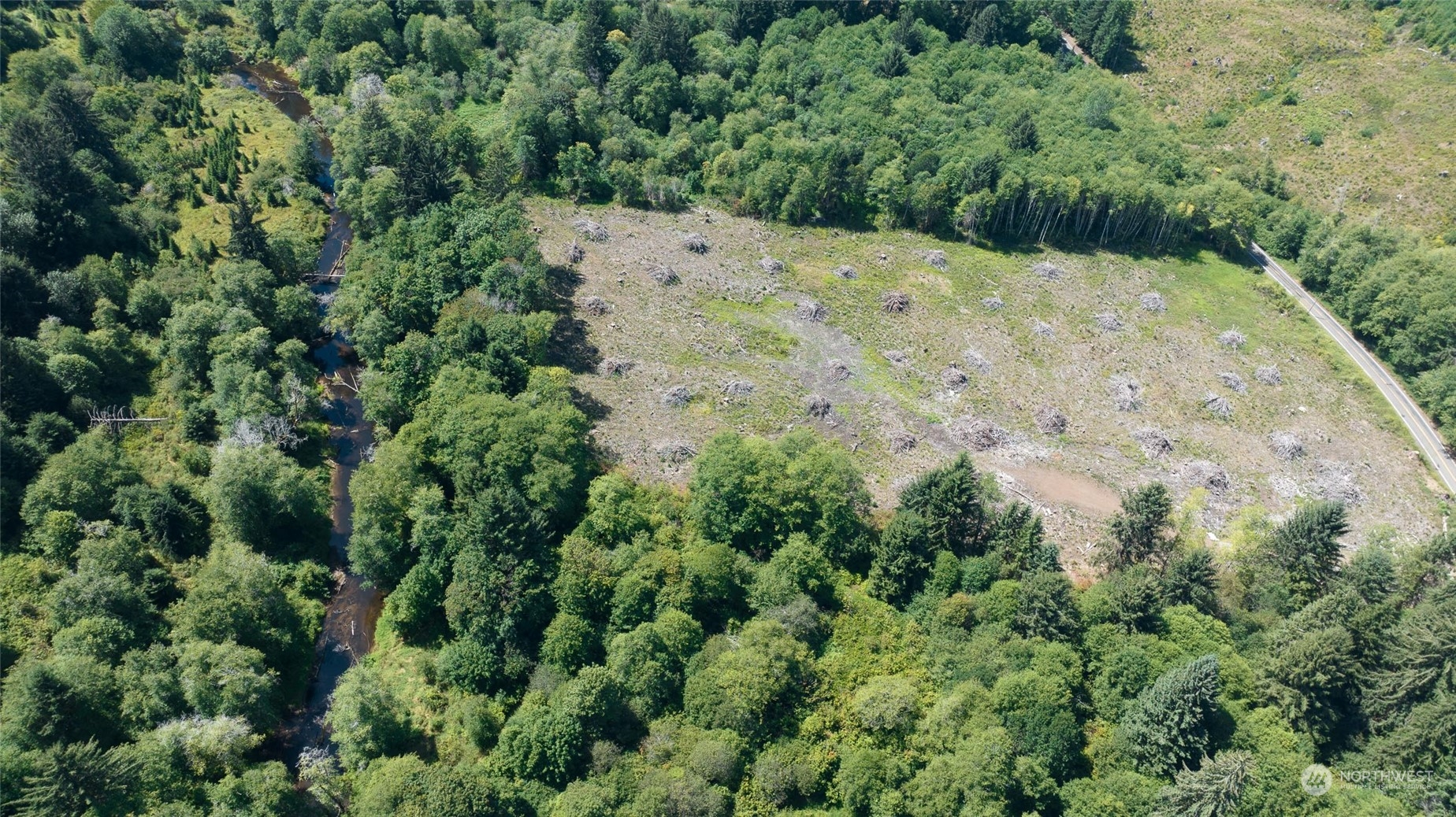 1-xx Primo Road Cosmopolis, WA 98537 - Photo 16 of 20 an aerial view of a house with a yard