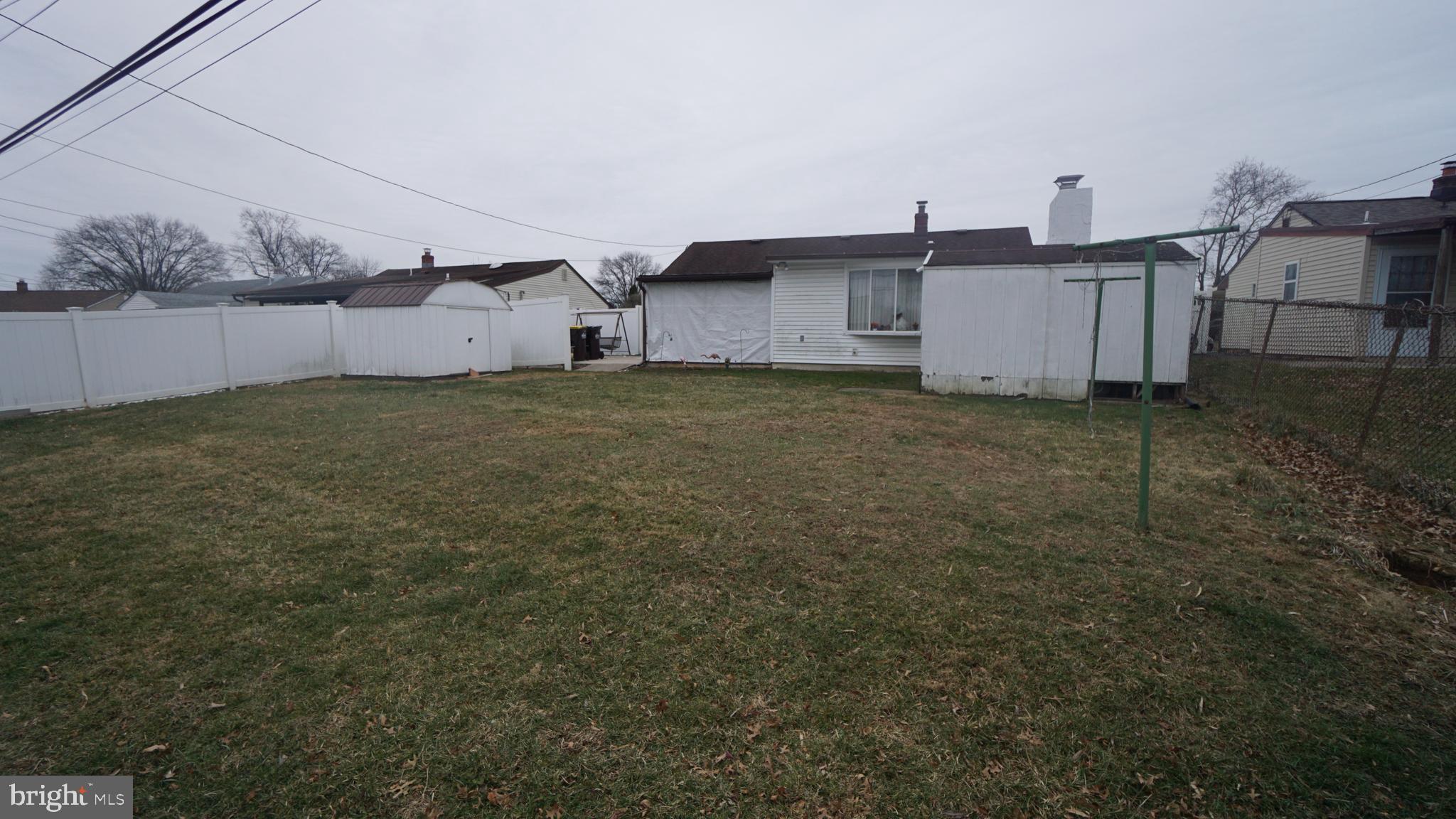 2832 Berwyn Road Bensalem, PA 19020 - Photo 11 of 12 a view of a backyard
