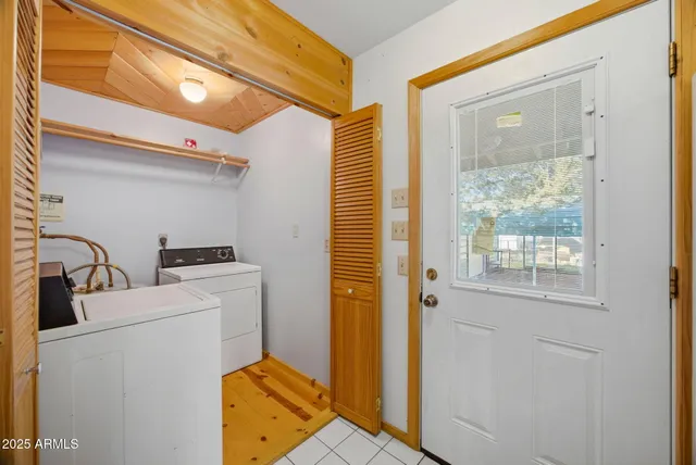 a room with storage and utility