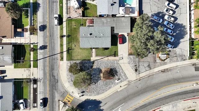 an aerial view of residential houses