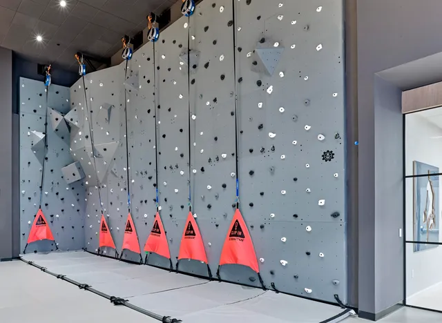 a view of a dining room with furniture and window