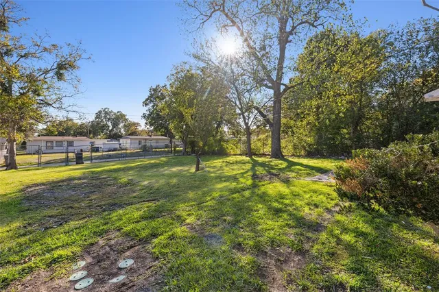 a view of yard with green space