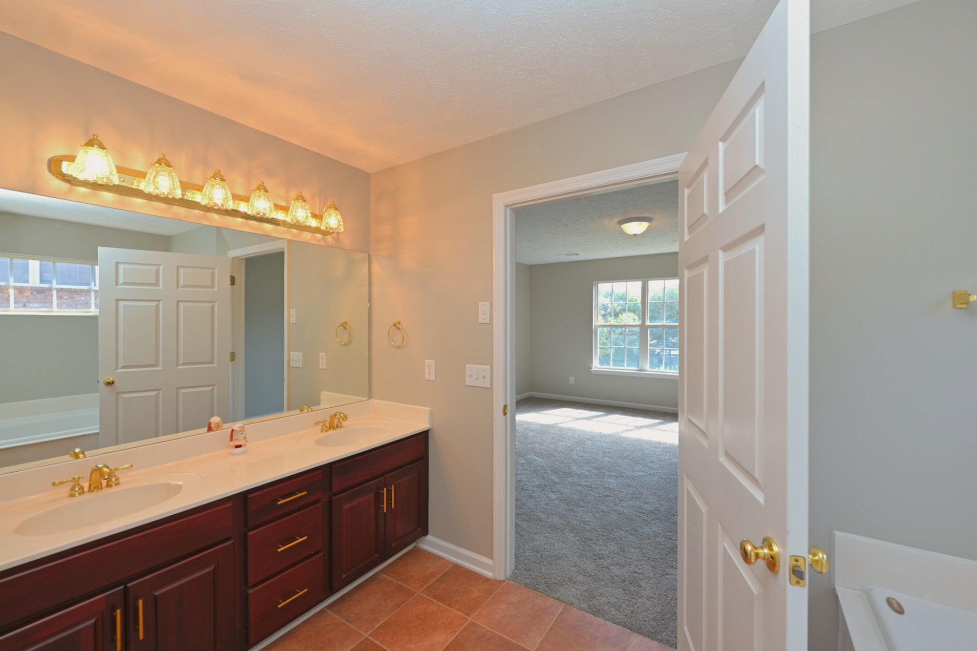 7309 Smokey Hill Road Antioch, TN 37013 - Photo 78 of 88 a spacious bathroom with a double vanity sink and a mirror