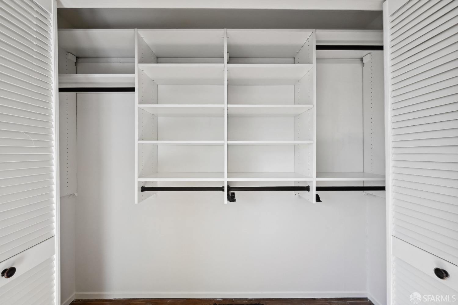 1208 Peach Street Alameda, CA 94501 - Photo 27 of 31 a view of a room with rack on the wall