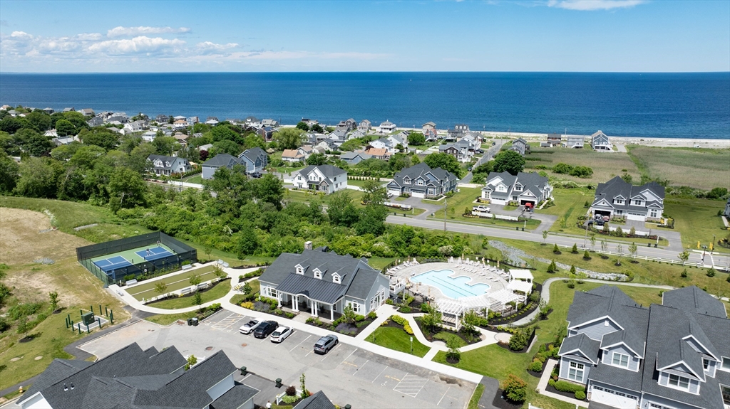 10 Benjamin Lane, Unit 10 Scituate, MA 02066 - Photo 31 of 42 an aerial view of a house with a ocean view
