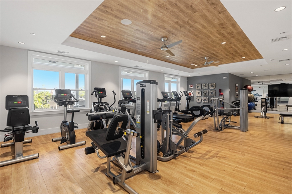 10 Benjamin Lane, Unit 10 Scituate, MA 02066 - Photo 40 of 42 a view of a room with gym equipment