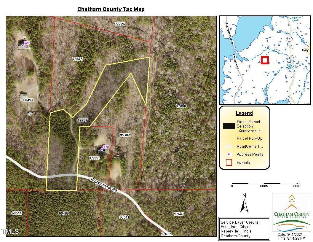 0 Hogan Farm Road Apex, NC 27523 - Photo 27 of 29 Hogan MAP highlighted