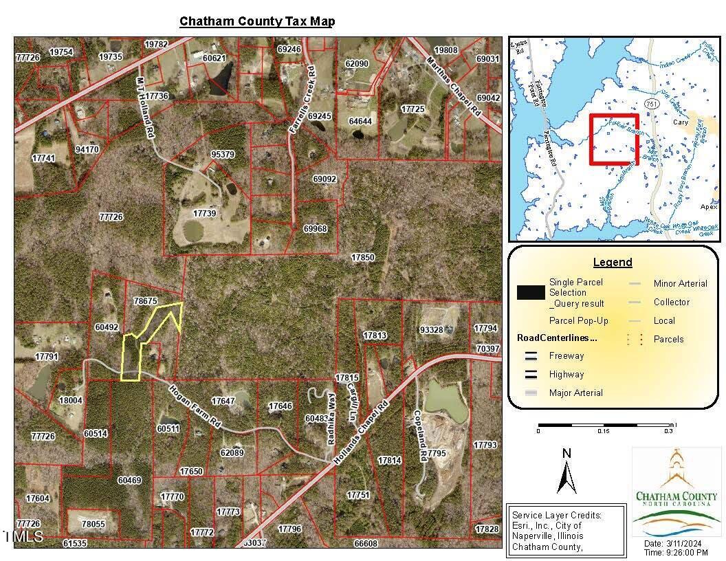 0 Hogan Farm Road Apex, NC 27523 - Photo 28 of 29 Hogan tax map