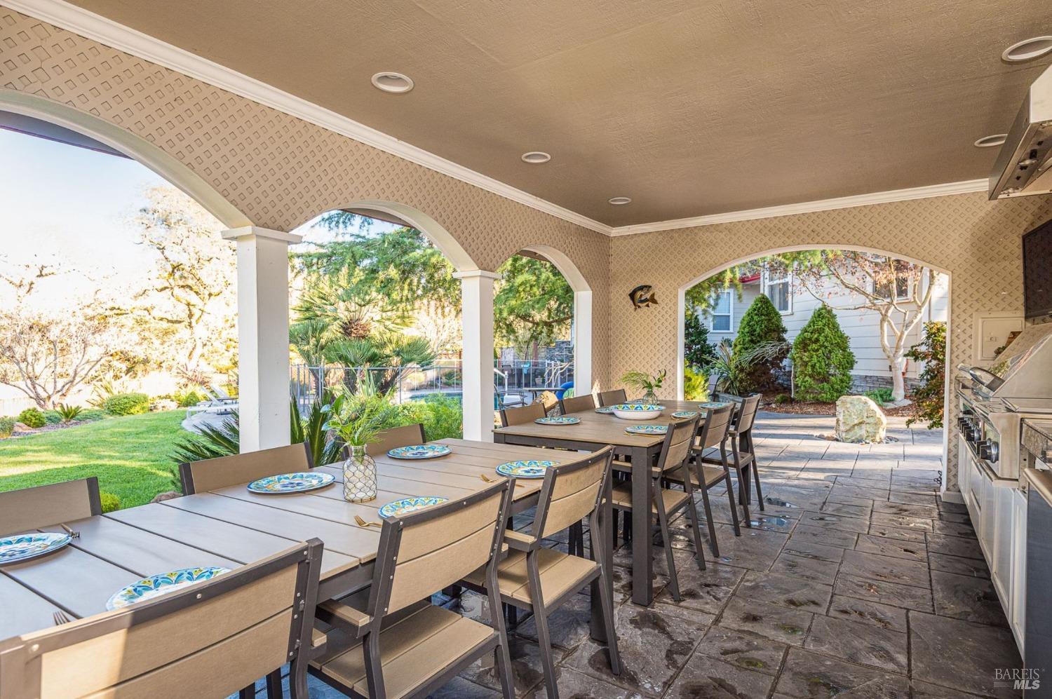 4588 Bennett Valley Road Santa Rosa, CA 95404 - Photo 25 of 88 Outdoor kitchen and dining area.