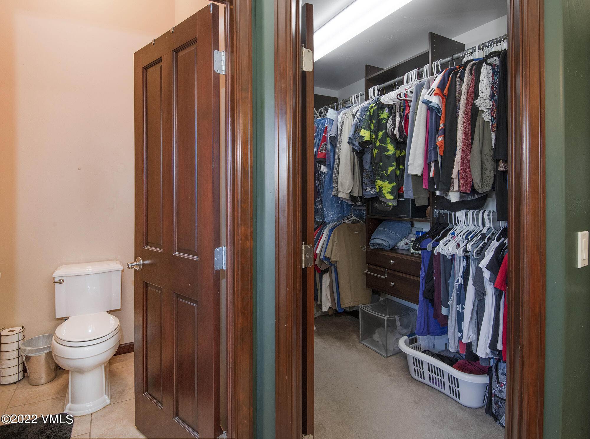 213 Bluffs Drive Eagle, CO 81631 - Photo 15 of 35 a view of walk in closet with clothes and shoes